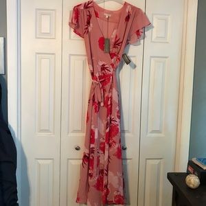 New York and Company Wrap Maxi